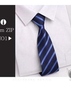 ワンタッチ ZIPネクタイ ネクタイ メンズ ビジネス ファスナー体 大剣先8cm 新生活 フォマール 紳士 男性 就活 洗える 代引不可