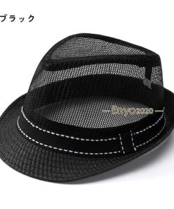 帽子 メッシュ 通気性 ストローハット 日よけ帽子 麦わら帽子 紫外線対策 uvカット りたたみ 自転車 夏 日焼け防止 熱