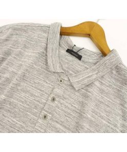 大きいサイズ メンズ 新品タグ付 vide et bois 半袖 ポロシャツ 7L ライトグレー ミックス