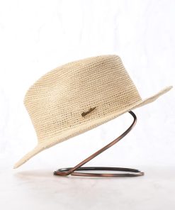Borsalino ボルサリーノ パナマ帽 中折れハット 春 夏 紳士帽 ブランド Panama Crochet(パナマ クロシェ) 141248 ナチュラル 熱中症 暑さ