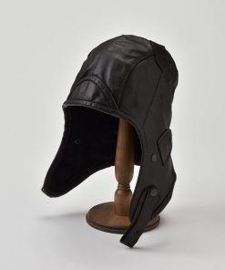 Sterkowski ボンバーキャップ メンズ 飛行帽 レザー 帽子 ステルコフスキー ナルヴィ ブラウン