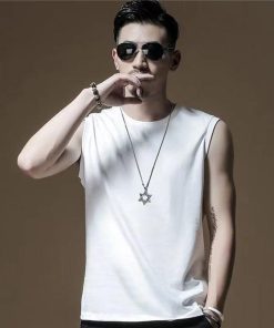 タンク メンズ Tシャツ ノースリーブ 大きいサイズ ス インナー 袖なし 接触冷感 無地 ジム 涼しい 夏 吸汗 速乾 通気性