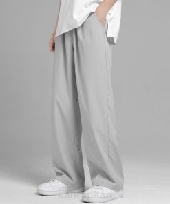 接触冷感 薄手 涼しい カジュアルパンツ 夏 ストレートパンツ 長ズボン 速乾 ガウチョパンツ メンズ 大きいサイズ ロングパンツ 春 ゆっ