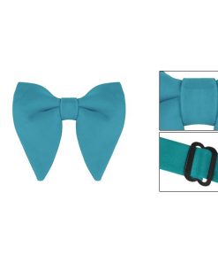 uxcell Allegra K ベルベット ボウタイ メンズ 蝶ネクタイ フォーマル パーティー 結婚式 ターコイズ One Size